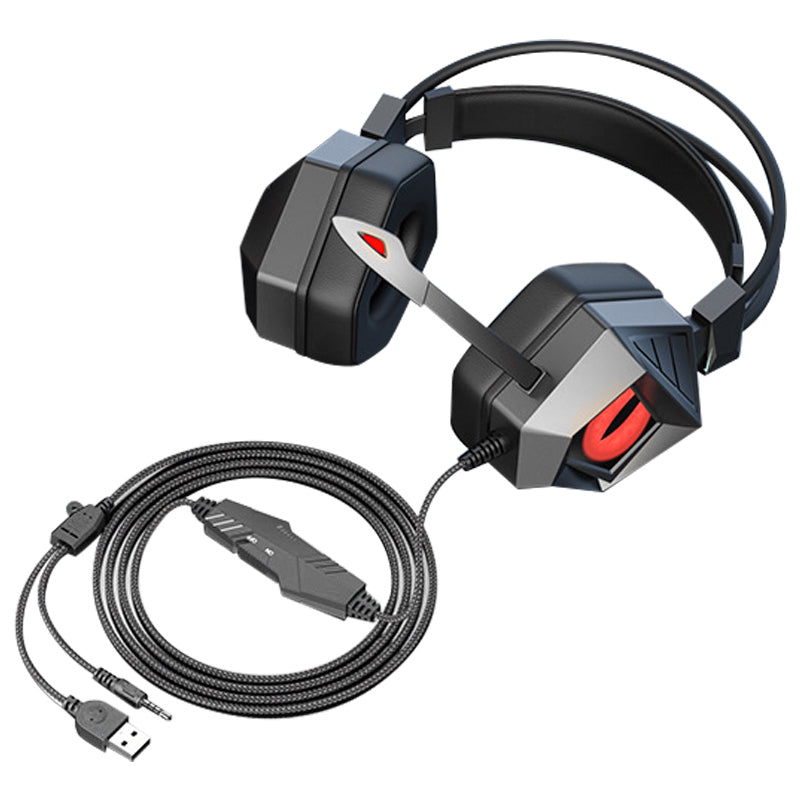SY-G15 Wired Gaming Headphones HD Microphone HiFi Computer Gamer Lighting Headset SY-G15 Wired Gaming Headphones HD Microphone HiFi Computer Gamer Lighting Headset